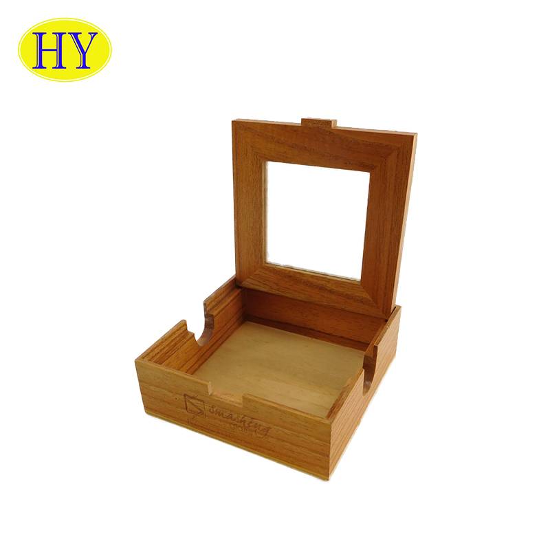 Factory Wholesale Custom unfinished wooden jewelry packaging box