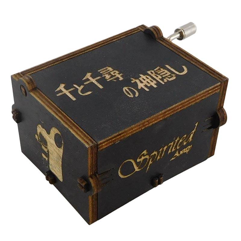 Wholesale Custom Hand Crank  Mini Wooden Music Box