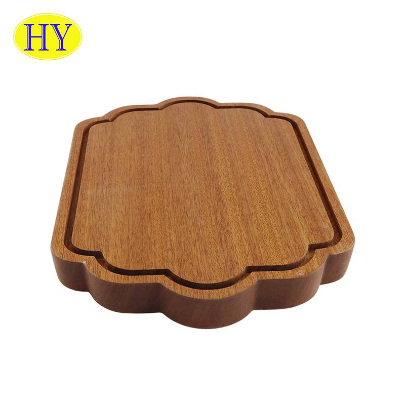 Factory direct solid wood fruit tray wooden tableware crafts wholesale