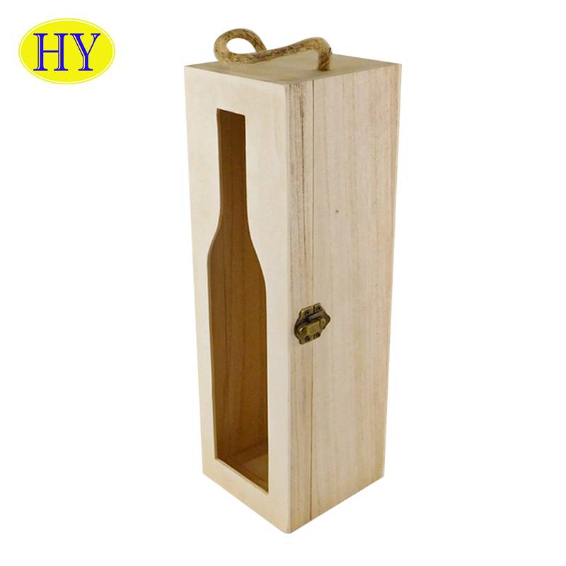 Decorative personalized wine wood boxes gift For Wedding Ceremony Birthday