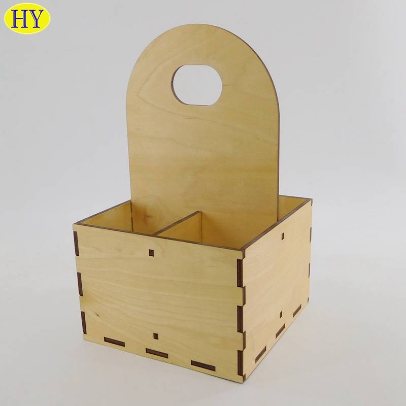Eco Friendly wood spice bottle holder rack spice carrier for Countertop