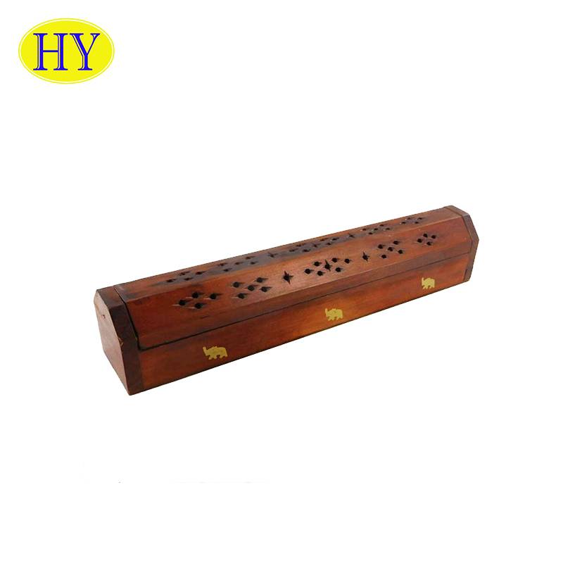 Custom Home Decor incense box holder Hollow Box Lying Censer