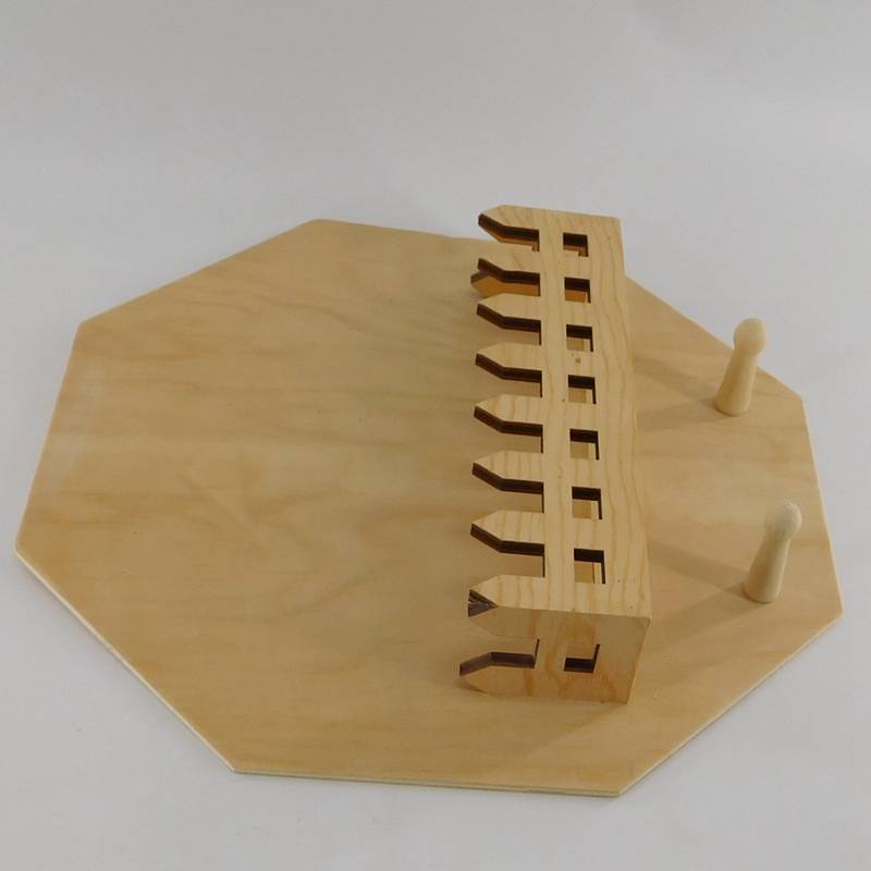 cheap natural unfinished  wooden wall hanger for clothes wholesale