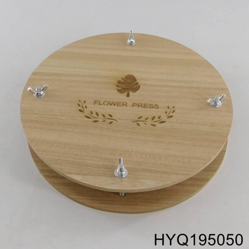 round shape cheap wood flower press wholesale