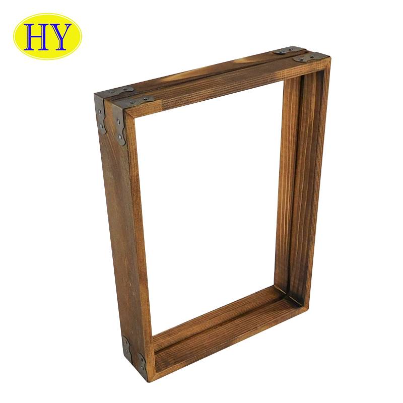 New design China wholesale chic decorative photo frames wooden
