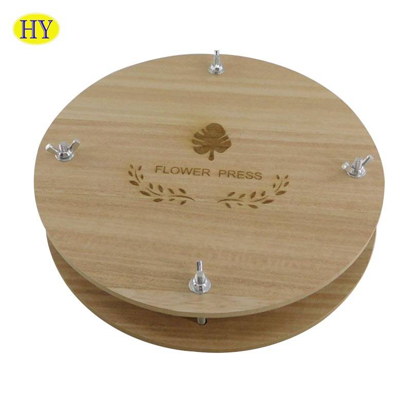 Wholesale unfinished DIY Tools Wooden Flower Press