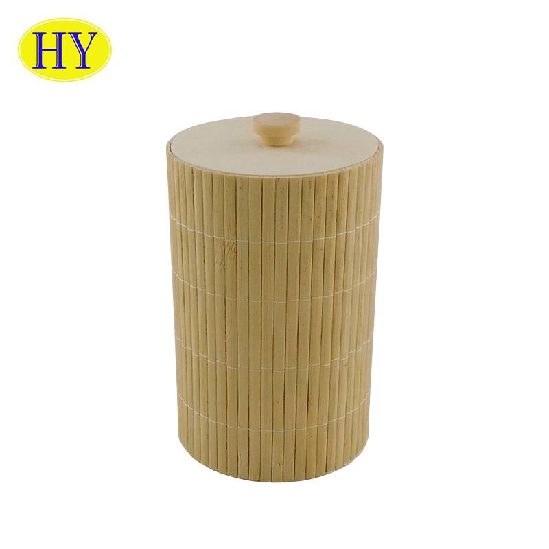 New Arrival China Wooden Wine Crates - Factory direct Eco-Friendly nature bamboo hand-made wooden gift box for packaging – Huiyang