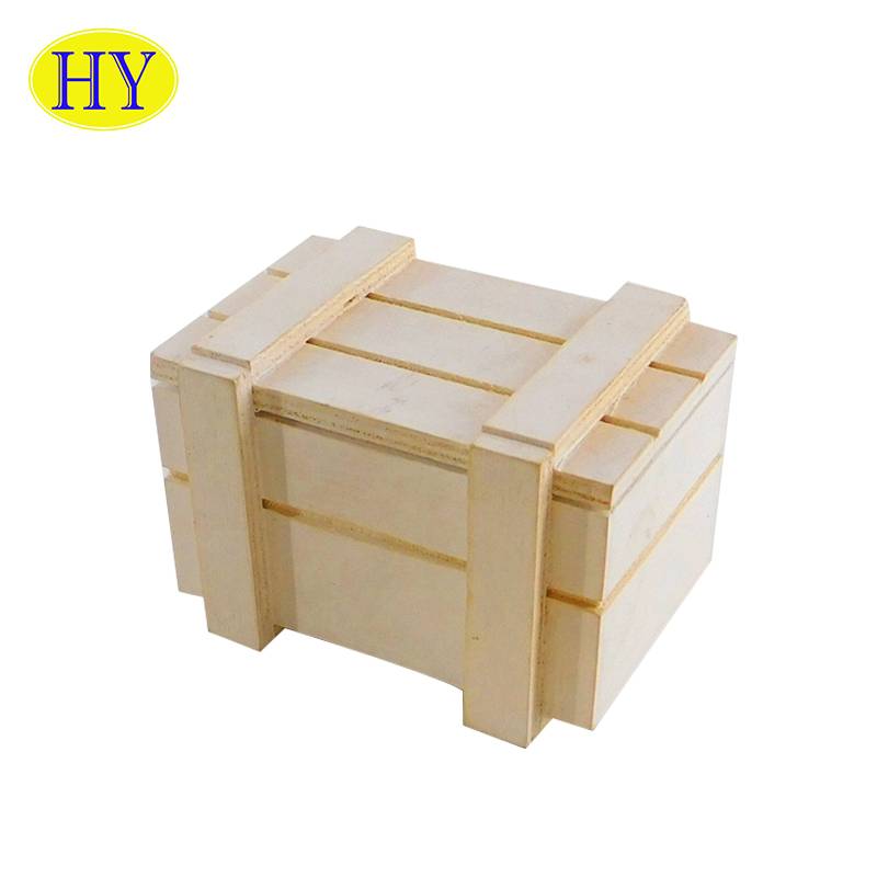 Wholesale Custom Small Wood Slats Box