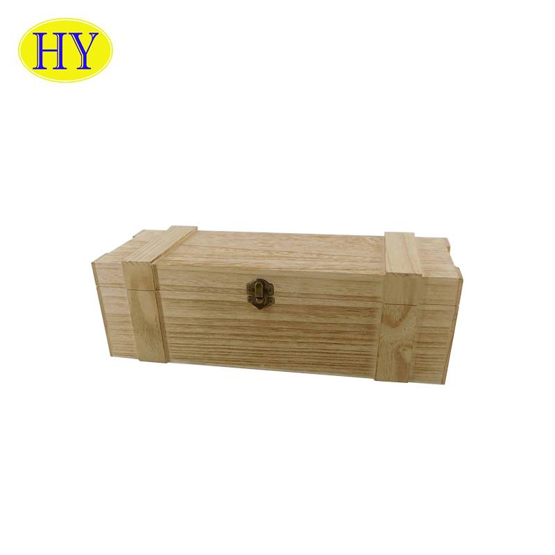 Best Price for Diy Wooden Dollhouse - Custom Eco-friendly Handmade Bottles Wooden Wine Gift Boxes For Wine – Huiyang