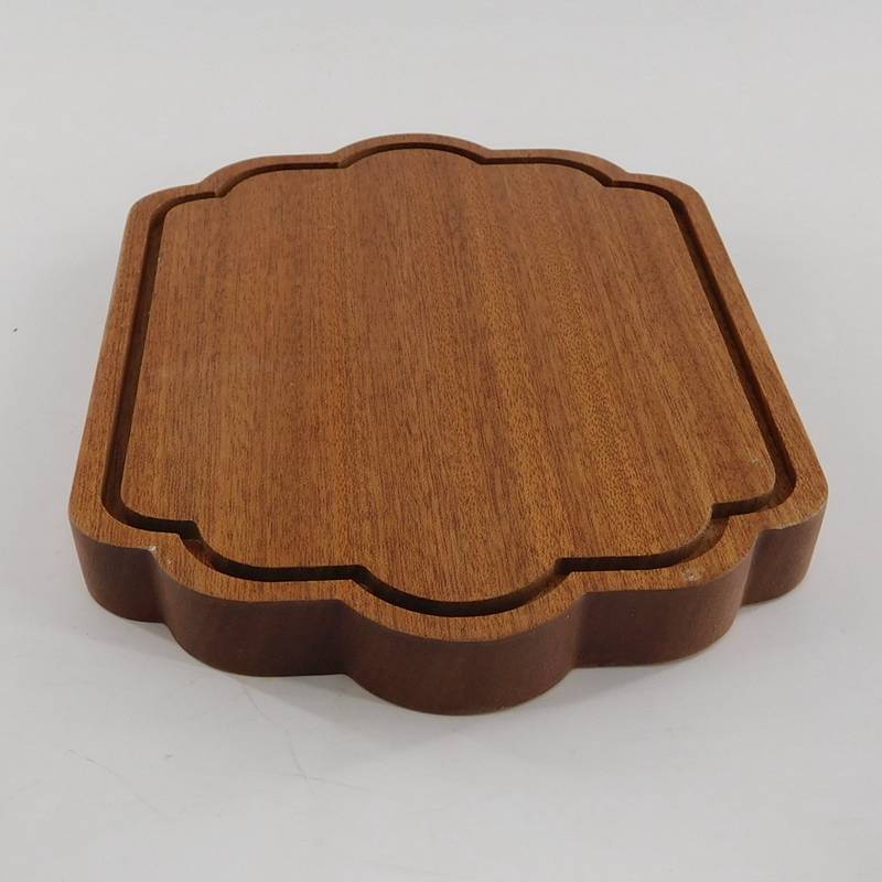 Cheap Discount Wooden Tea Tray Manufacturers Suppliers - Factory direct solid wood fruit tray wooden tableware crafts wholesale – Huiyang detail pictures