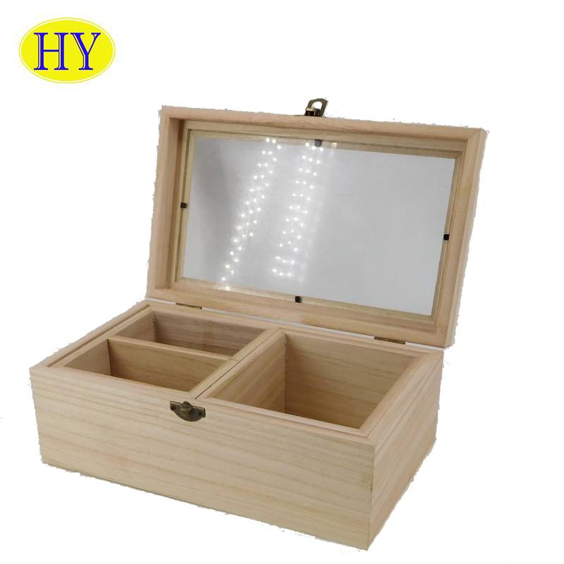 Wooden household items wooden jewelry box wooden handicrafts