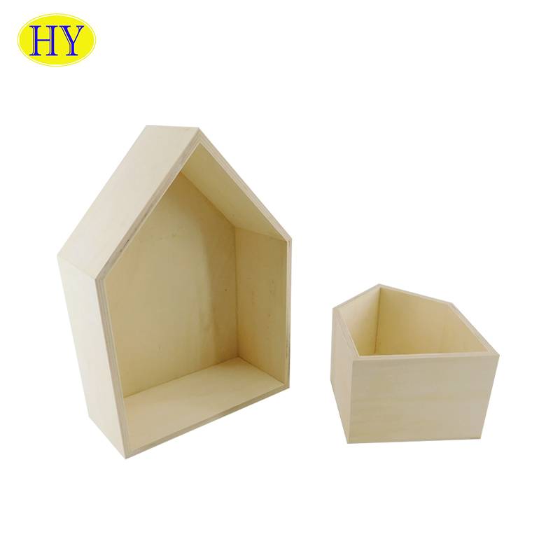 Hot sale Unfinished Wooden Craft Boxes - Retail store wooden display rack household items ledge wooden display – Huiyang