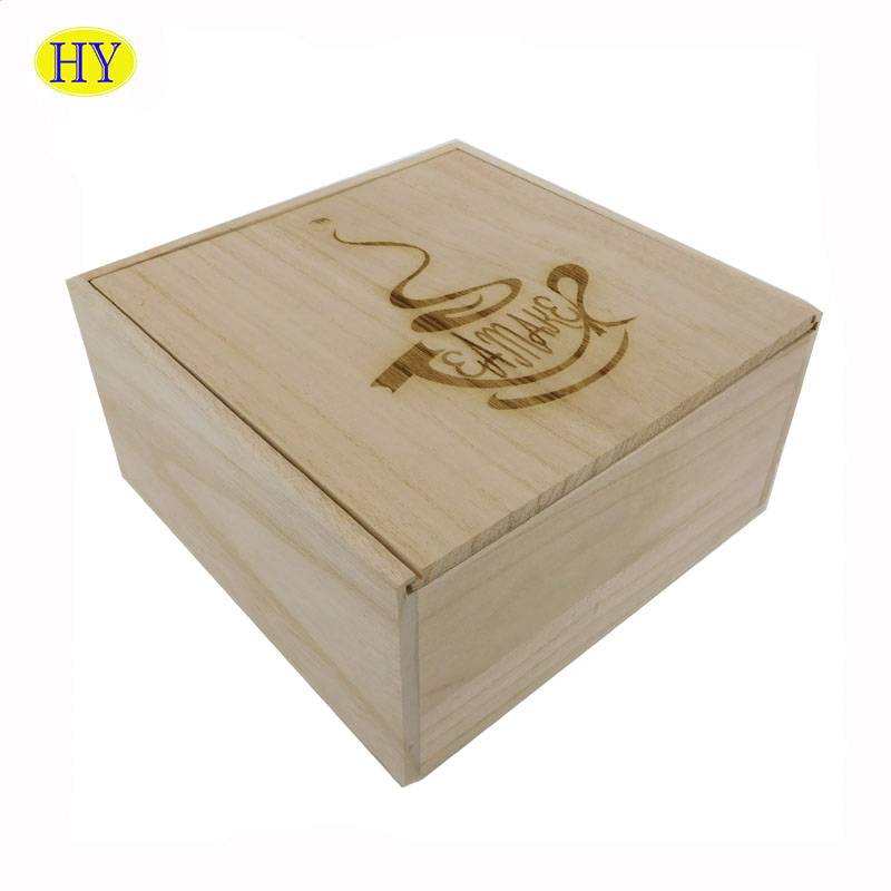 Chinese factory manufacturing slider chocolate wooden gift box special