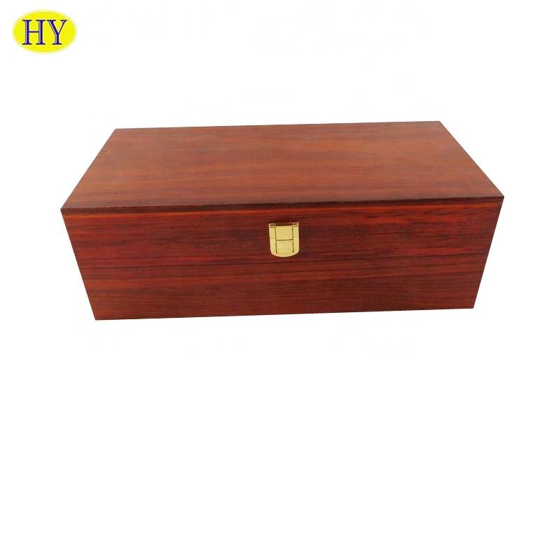luxury wooden factory brown color  wooden box wholesale