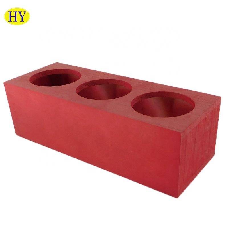 Unfinished Cheap red  Bottle wooden wine boxes for sale