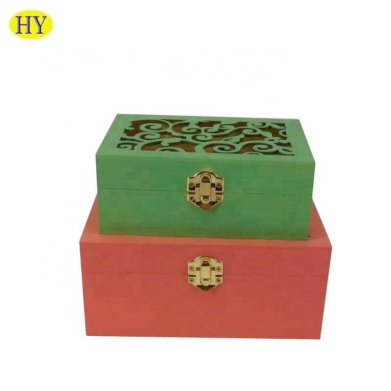 One of Hottest for Wooden Napkin Holder - High Quality Luxury New Design Customized Wooden  craft packaging Box – Huiyang
