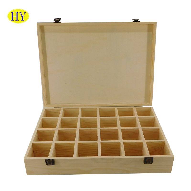 Reliable Supplier Wooden Bird Houses For Sale - Wholesale Unfinished Custom Essential Oil Box Wooden – Huiyang