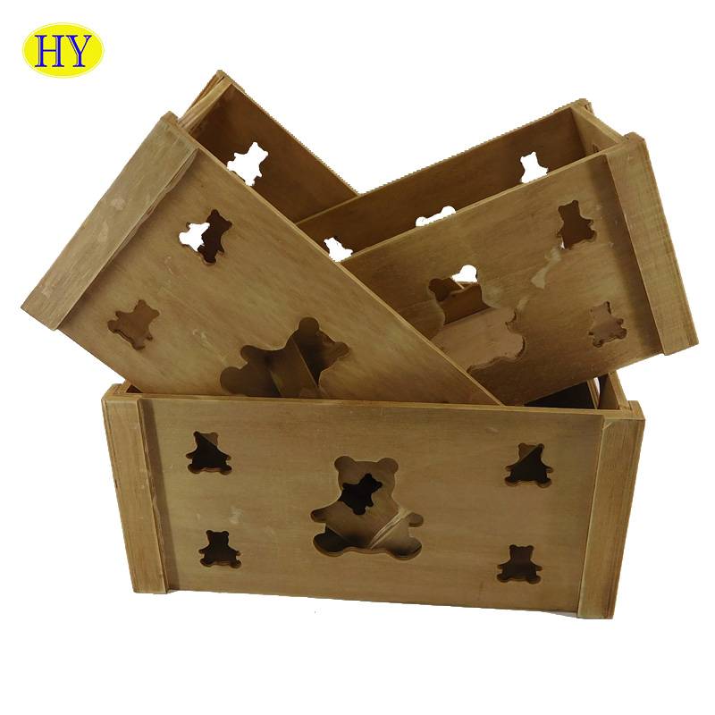 factory customized Wood Tray - Custom cheap plywood crates wholesale – Huiyang