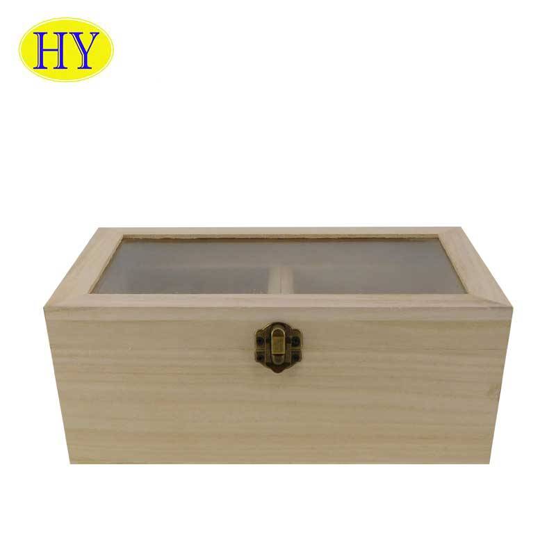 2021 Latest Design Wooden Music Box - Antique solid wood jewelry box jewelry box with many compartments – Huiyang