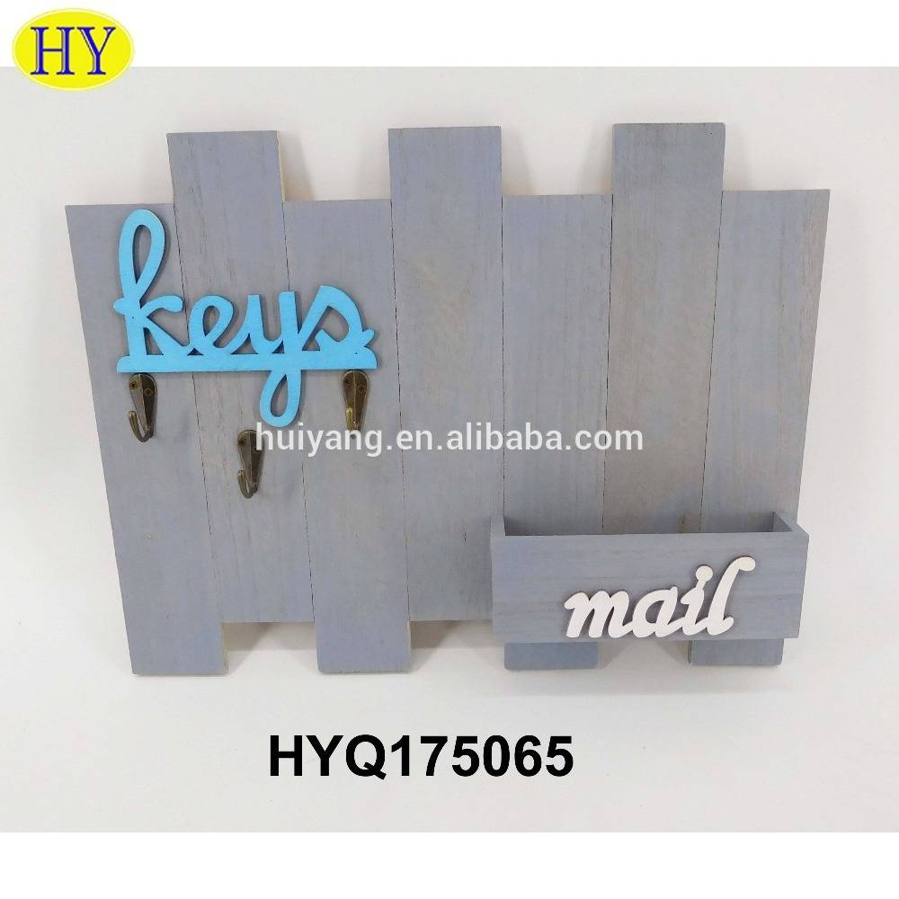 Hot New Products - Cheap Hallway Wall Hanging Custom Wooden Key Holder – Huiyang