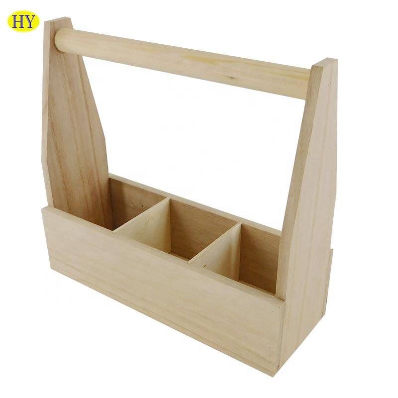 China Wholesale Wooden File Box Products Factories - decoration Cheap natural  3 Bottle wine gift boxes wholesale – Huiyang