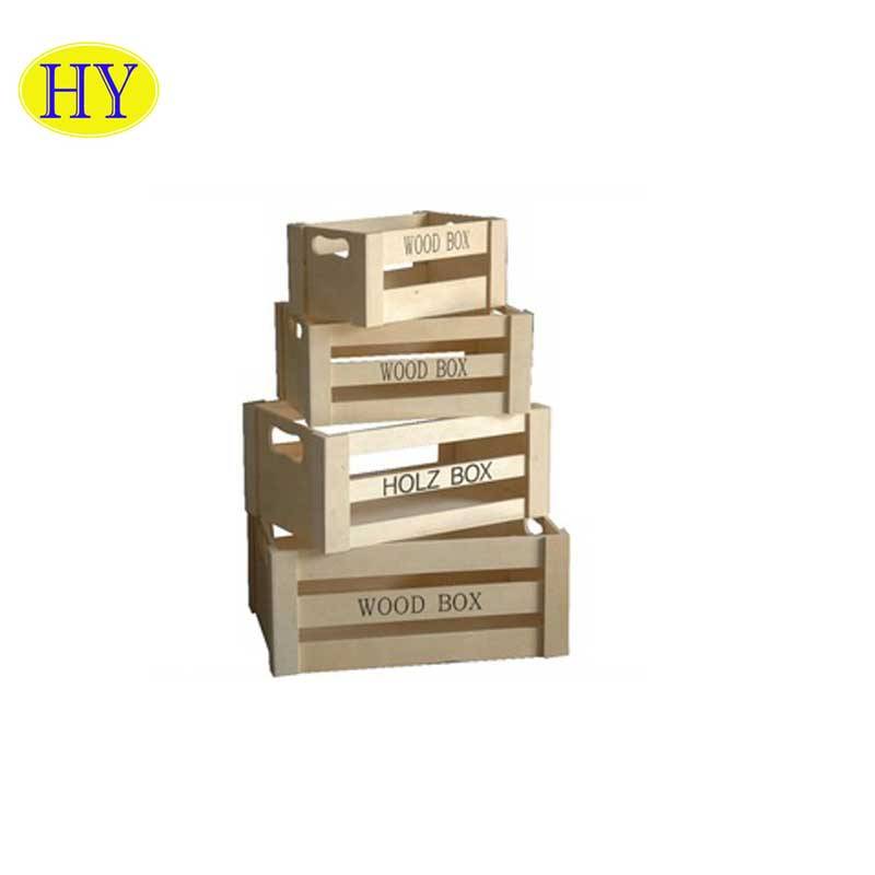 China Wholesale Wooden Storage Crates Product Factory - Environmental fashion wooden planter box made in China – Huiyang