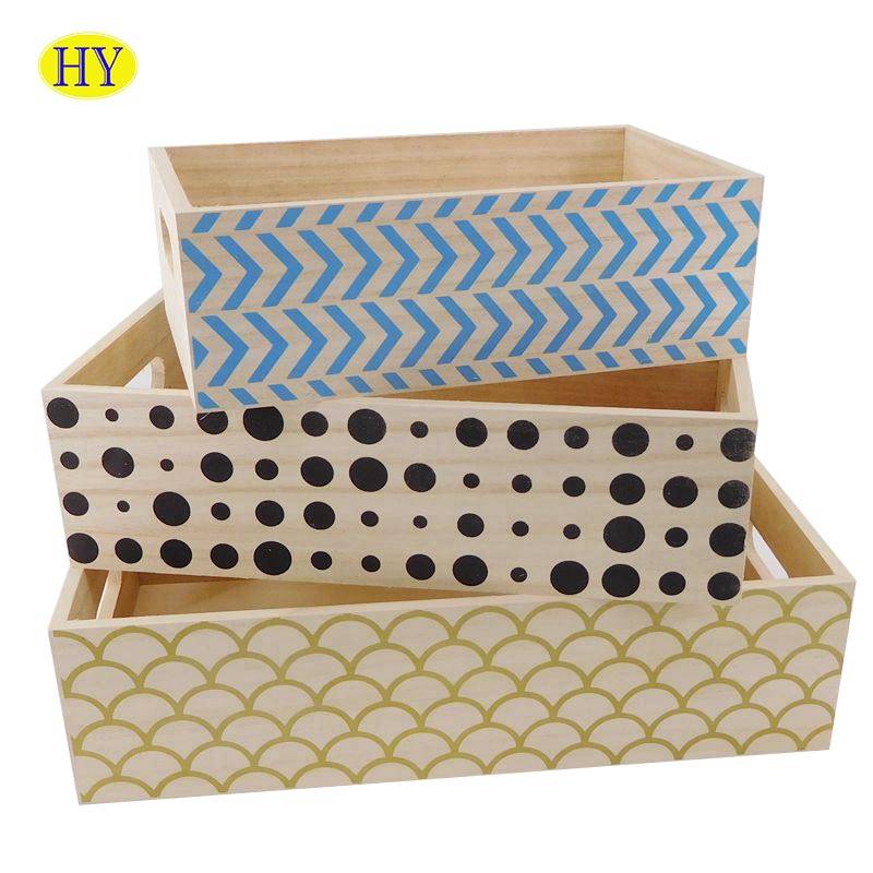 Wholesale Custom Cheap Printed Plywood Tray serving