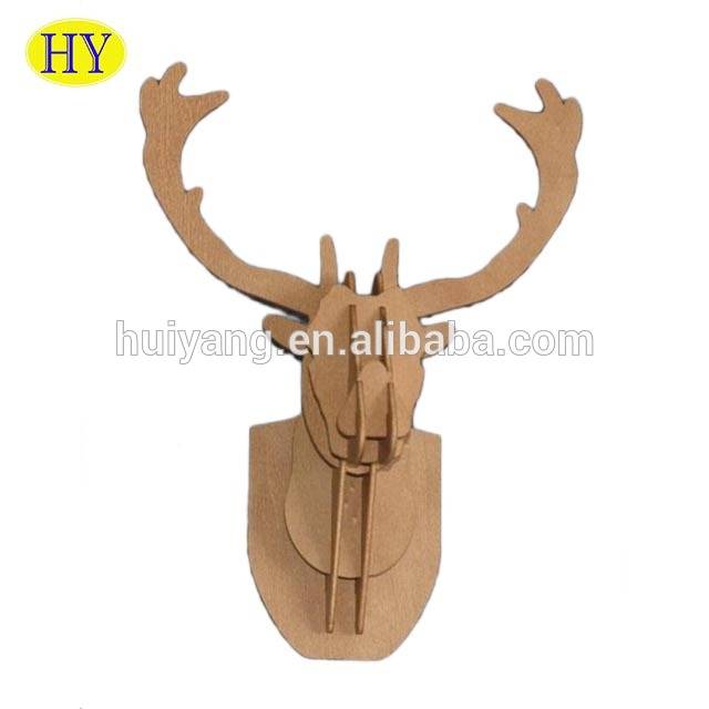 2015 china supplier wholesale customized wooden deer head