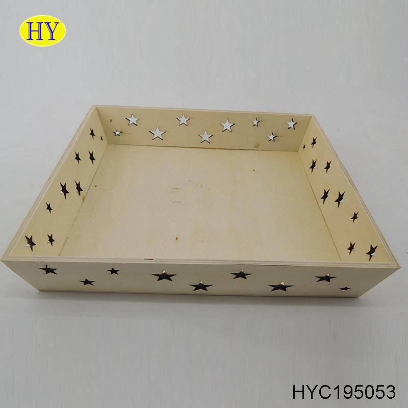 Wholesale Custom new environmental Unfinished Carved Serving Tray