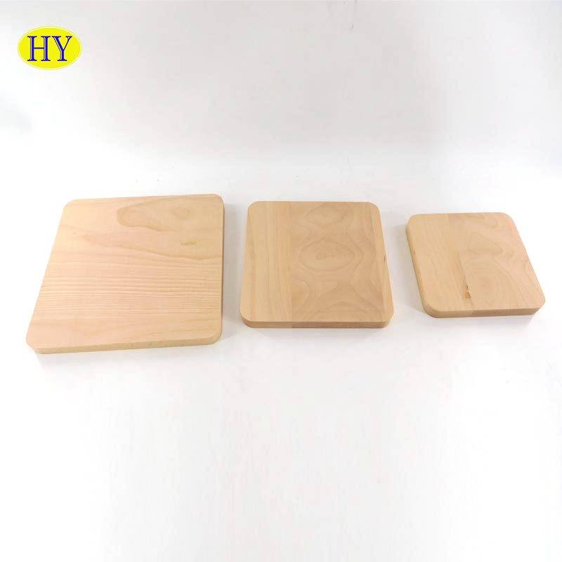 Wholesale Factory Supply Beech Wood Unfinished Pizza Tray