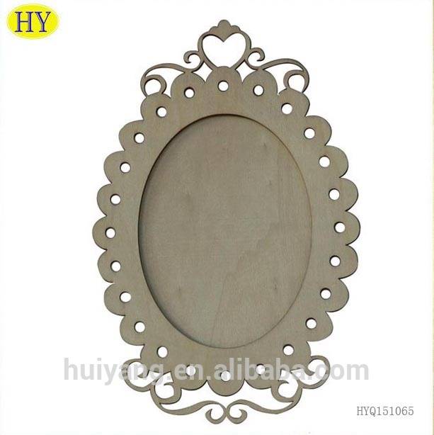 classicism oval shape wooden photo frames for decoration