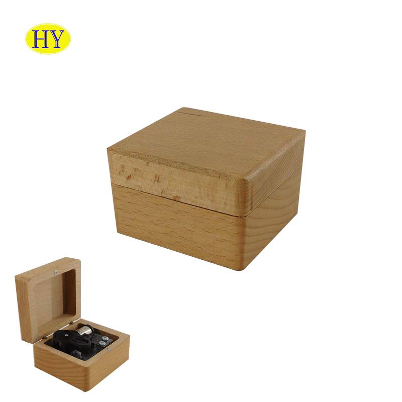 Wholesale Custom Hand Crank Wooden Music Box