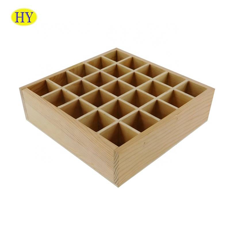 Cheap Discount White Wooden Tray Products Factories - hot selling handicraft square design  wooden trays wholesale – Huiyang