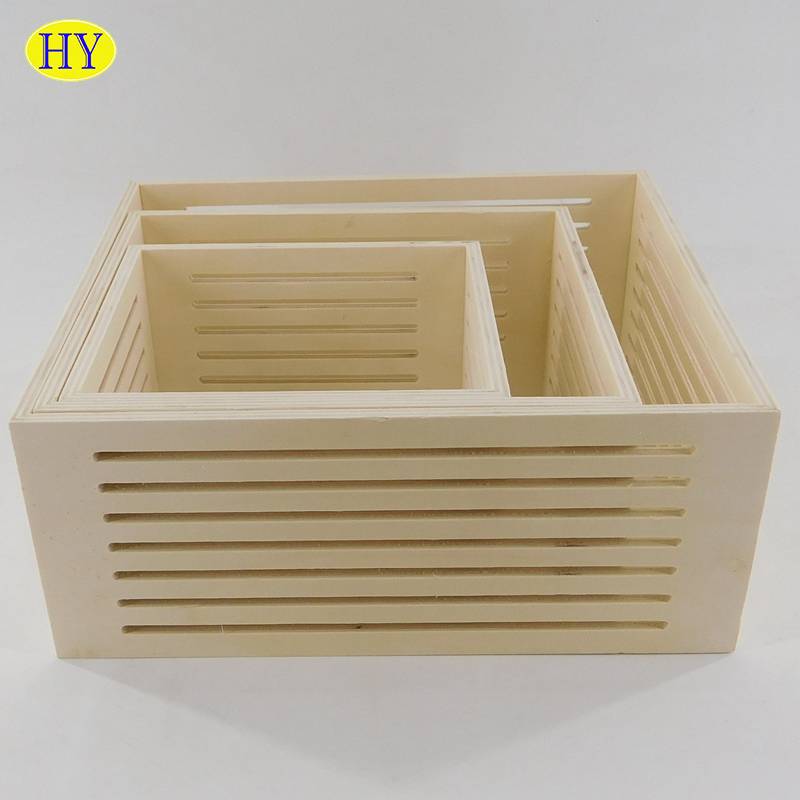 Cheap Discount Wooden Desk Organiser Products Factories - cheap natural unfinished plywood wall hanger wholesale – Huiyang