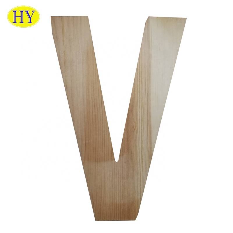 2021 New Style Wooden Frames For Crafts - Wooden education letters craft kids various letters for sale – Huiyang