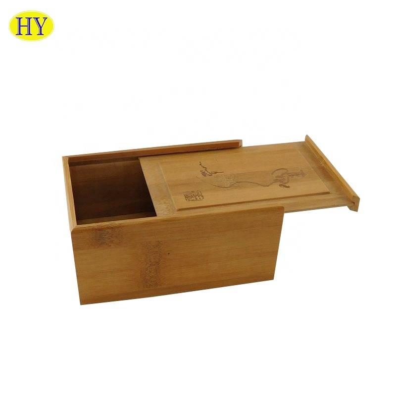 Cheap Discount Wooden Tea Box Products Factories - hot  wooden boxes hot seller wooden gift box with sliding lid – Huiyang
