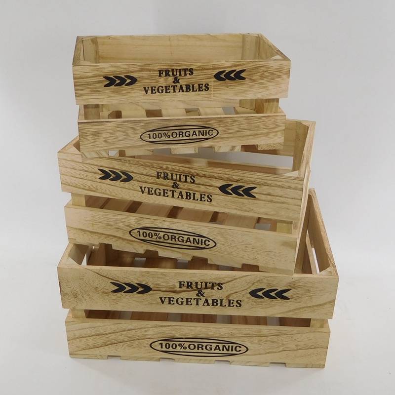 OEM/ODM Supplier Kids Wooden Easel - Wholesale custom handmade wood crate – Huiyang