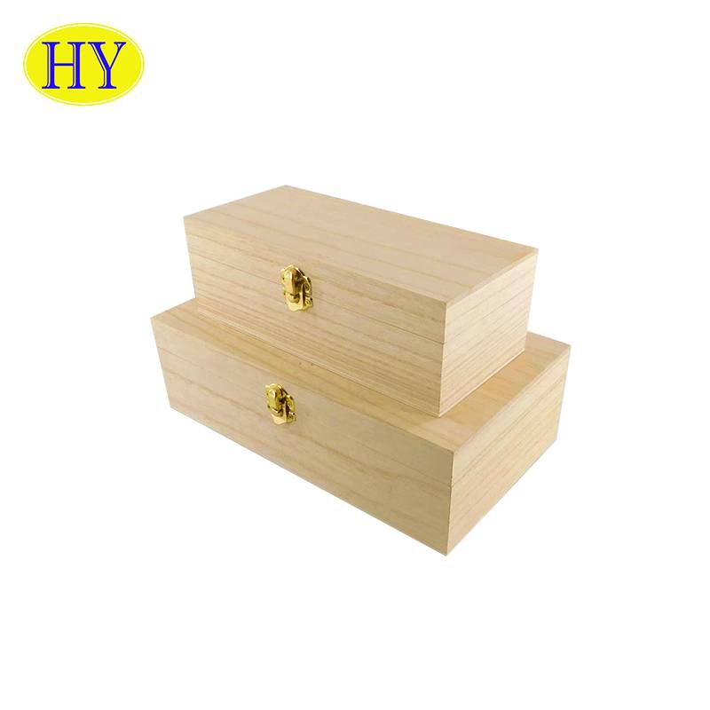 Hot sale Factory Wood Box - Portable Travel Unfinished Jewelry Box Organizer Jewellery Case Storage – Huiyang