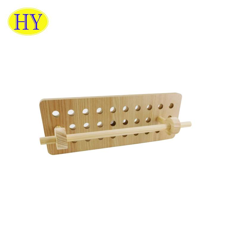 China factory promotion wooden wall mount storage organizer coat hanger