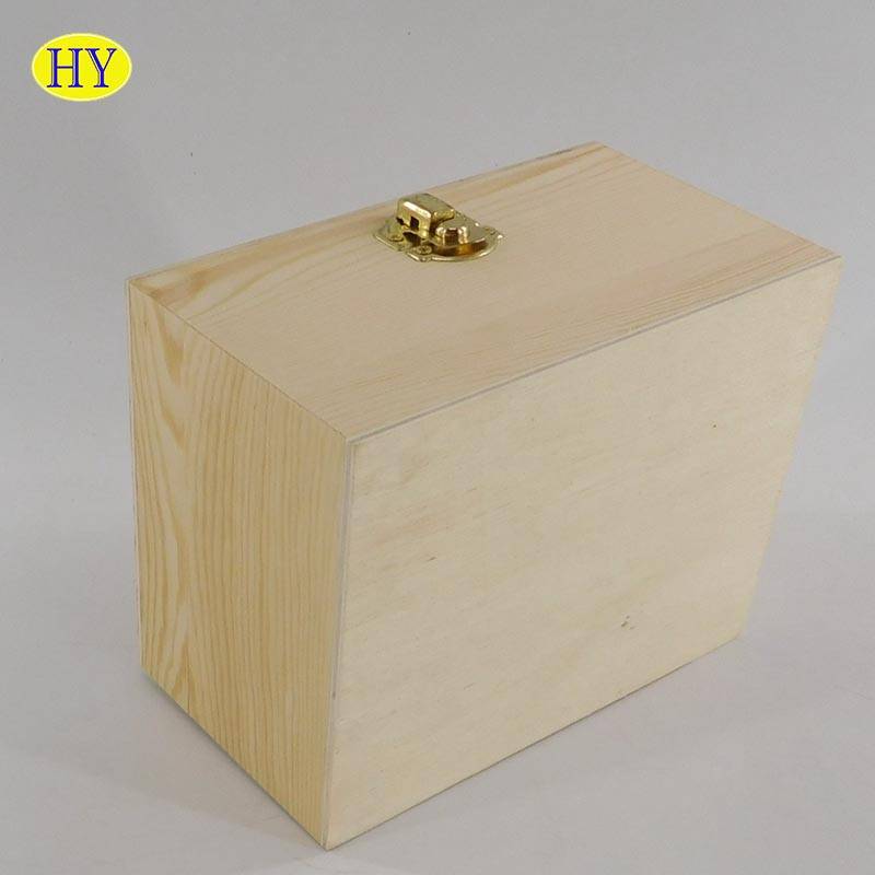 Wholesale Unfinished Custom Wooden Boxes Compartments