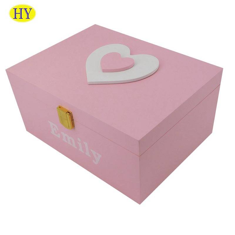 Wholesale Custom Color Painted Wood Gift Box
