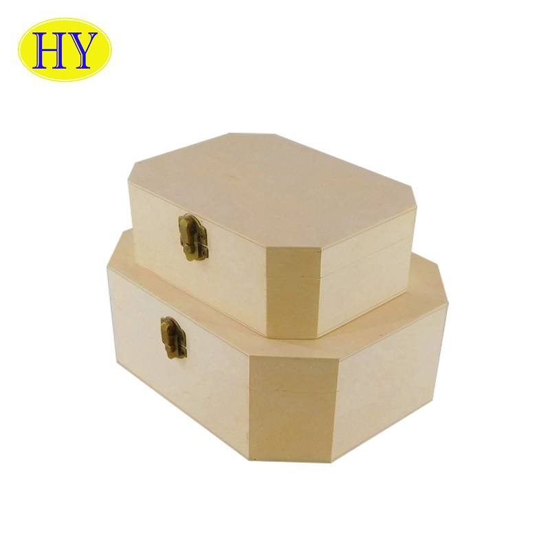 Cheap Discount Tea Box Wooden Products Factories - Wholesale Unifinshed Custom Plywood Gift box – Huiyang
