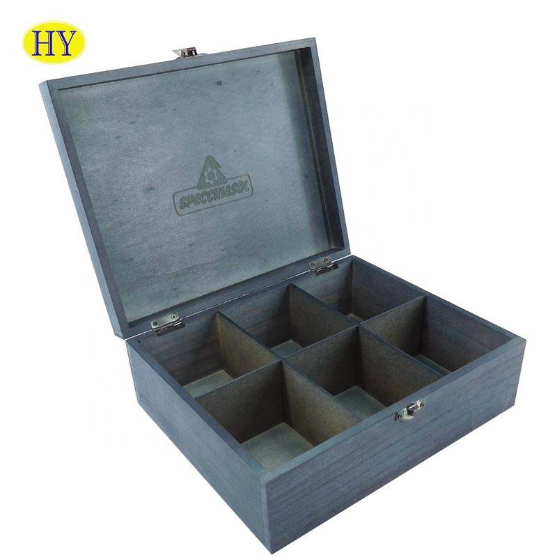 Coffee capsules box wooden box chinese tea gift box for sale