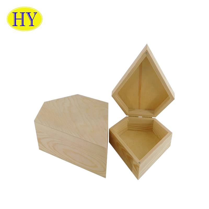 Cheap Discount Wooden Sewing Box Products Factories - Christmas gift packaging box small wooden gift storage box custom – Huiyang