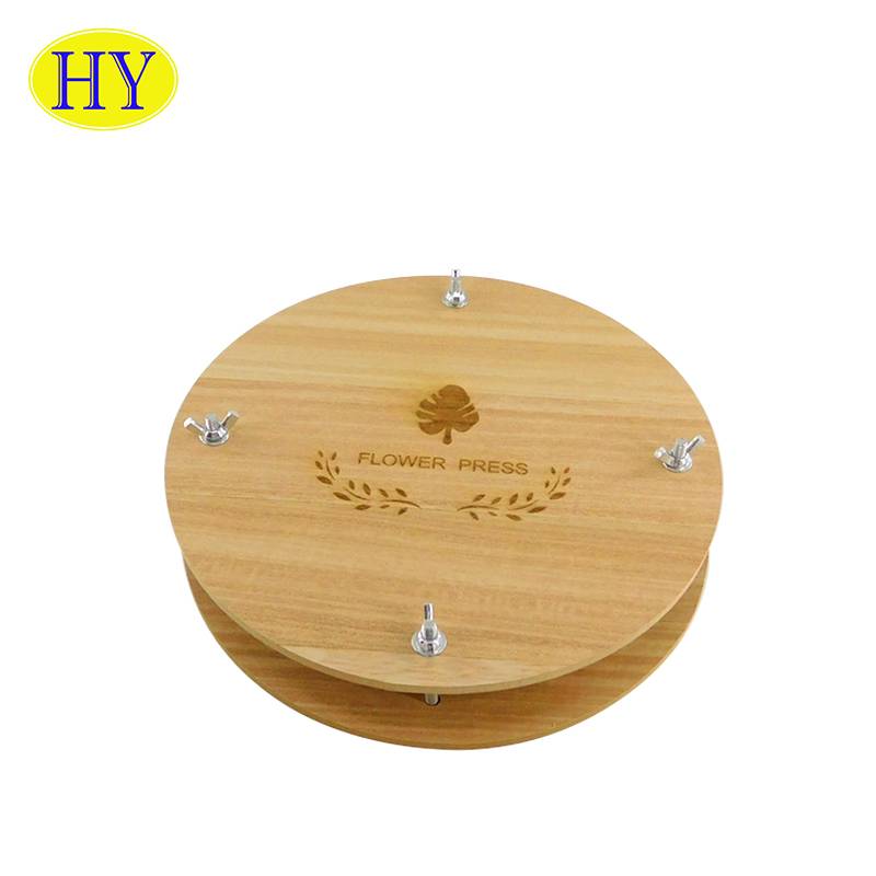 Cheap Discount White Wooden Candle Holders Product Factory - Handicraft making DIY craft Wooden Flower press Device for children handwork – Huiyang