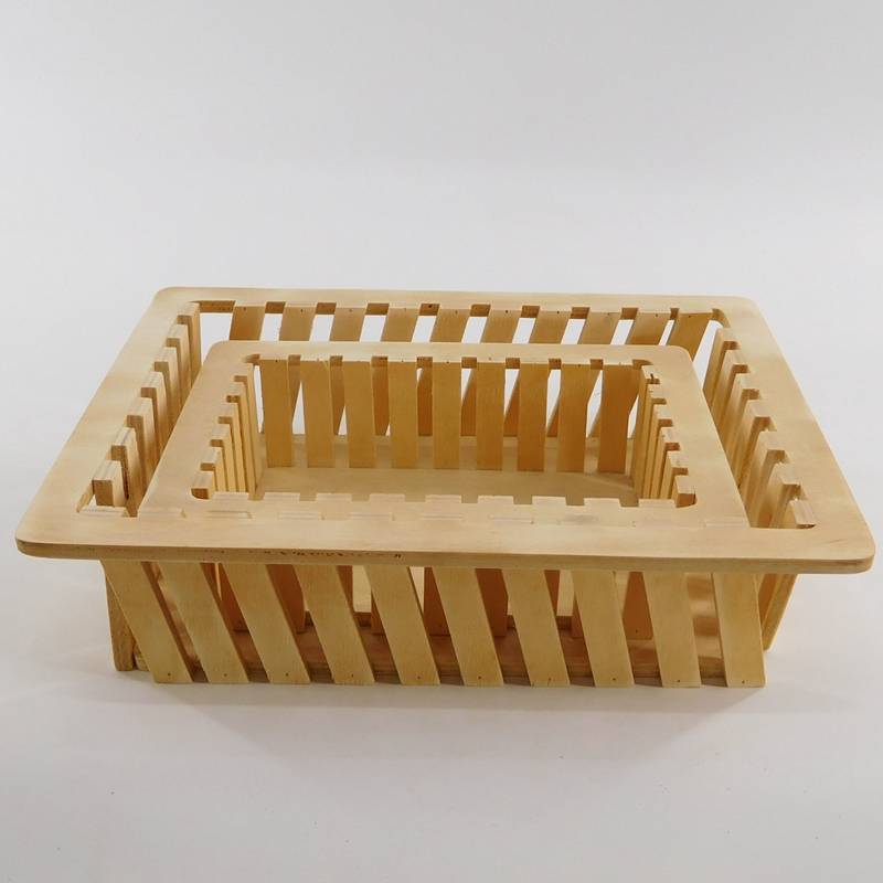 Newly Arrival Wooden Whiskey Box - natural unfinished wooden tray for storage wholesale – Huiyang