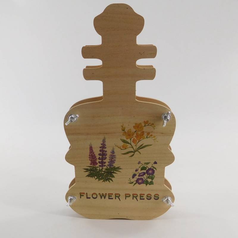 custom desgin wooden flower press wholesale