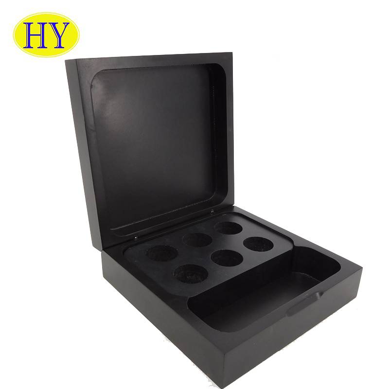 Factory made hot-sale Wooden Tabletop Easel - Customized Shape personalized Wooden 6 Section Tea Bag Storage Box – Huiyang