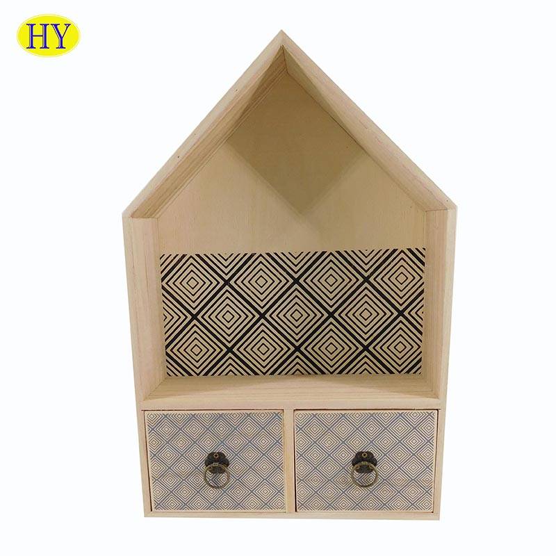 Cheap Discount Wooden Cigarette Case Product Factory - Wholesale Custom wall hanging key holder wooden box with drawers – Huiyang