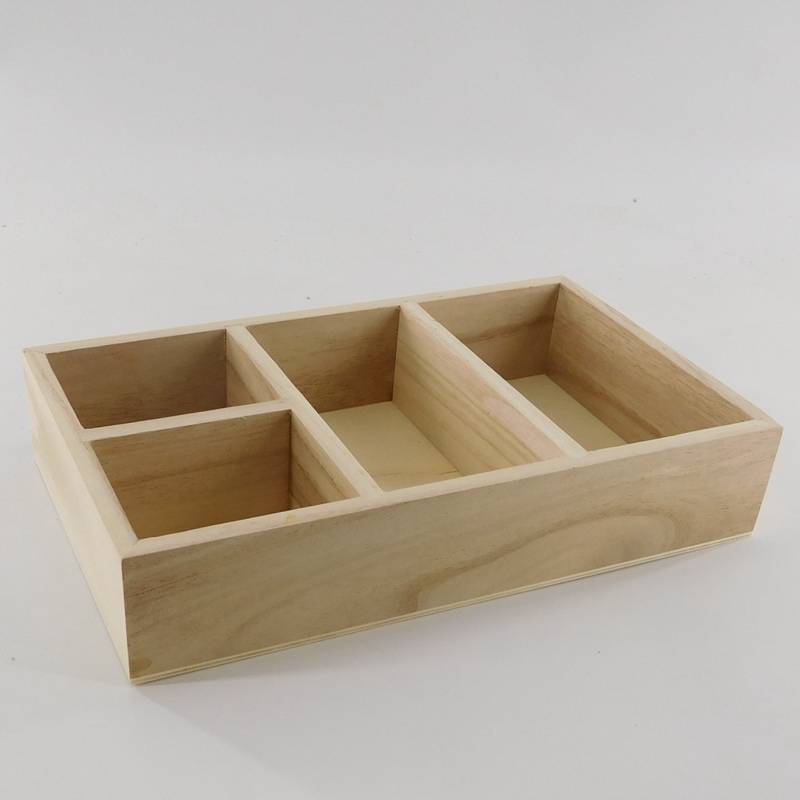 cheap custom unfinished wood desktop organizer wholesale